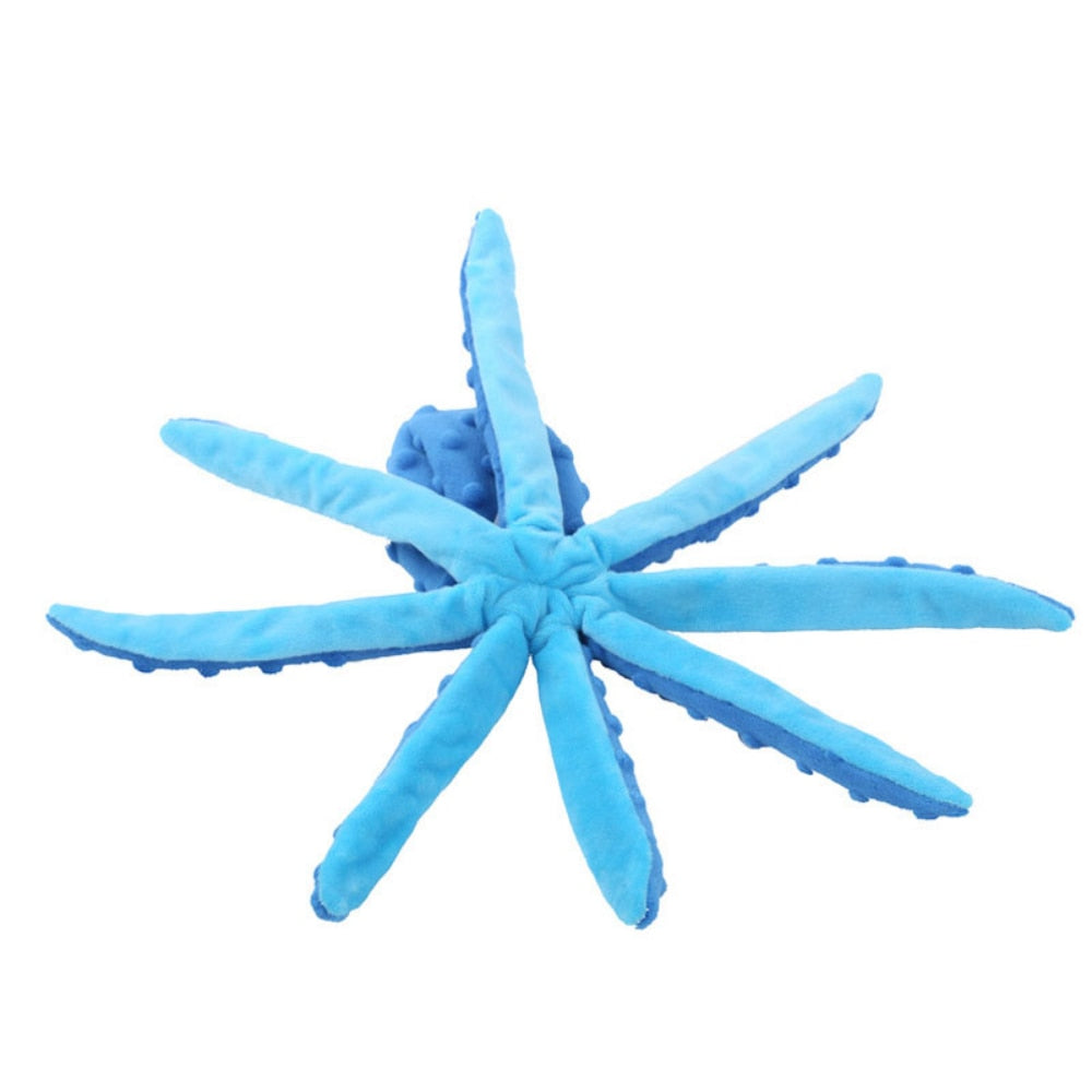 Pet Plush Toy Cat Dog Voice Octopus Shell Puzzle Toy Bite Resistant Interactive Pet Dog Teeth Cleaning Chew Toy Pet Supplies - Urban Pet Plaza 