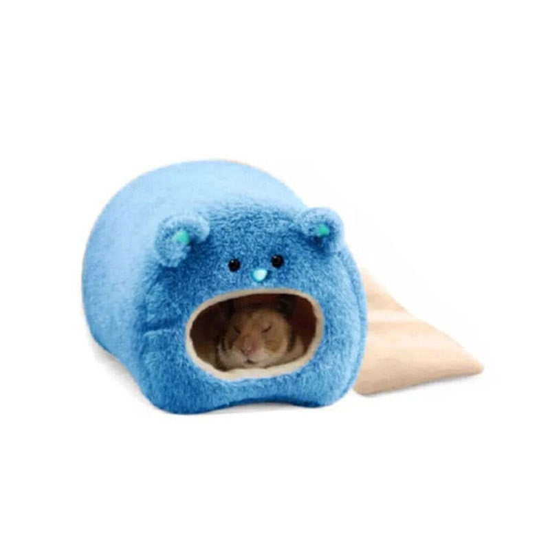 Hamster Soft Warm Bed Rat Hammock Pig Squirrel Winter Pet Toy Hamster Cage House Hanging Nest+Mat House Bed Animal Mice Rat Nest - Urban Pet Plaza 