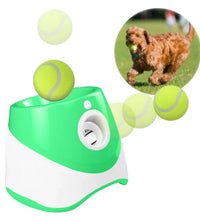 Rechargable Dog Tennis Launcher Automatic Pet Dogs Chase Toy Mini Tennis Throwing Pinball Machine Fun Interactive Throw Device - Urban Pet Plaza 