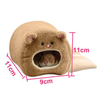 Hamster Soft Warm Bed Rat Hammock Pig Squirrel Winter Pet Toy Hamster Cage House Hanging Nest+Mat House Bed Animal Mice Rat Nest - Urban Pet Plaza 