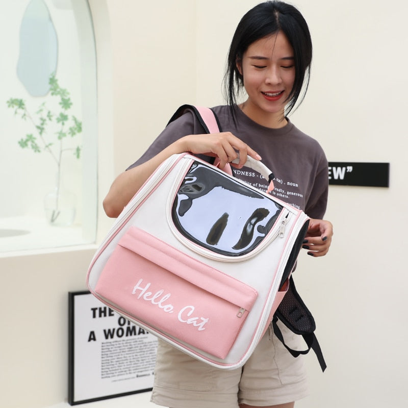 Pet bag cat bag pet carrier dog bag space capsule duffel bag large capacity - Urban Pet Plaza 