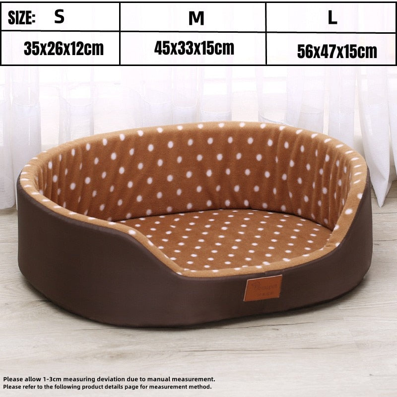 Double Sided Dog Bed Big Size Extra Large Dogs House Sofa Kennel Soft Fleece Pet Dog Cat Warm Bed S-L pet accessories - Urban Pet Plaza 