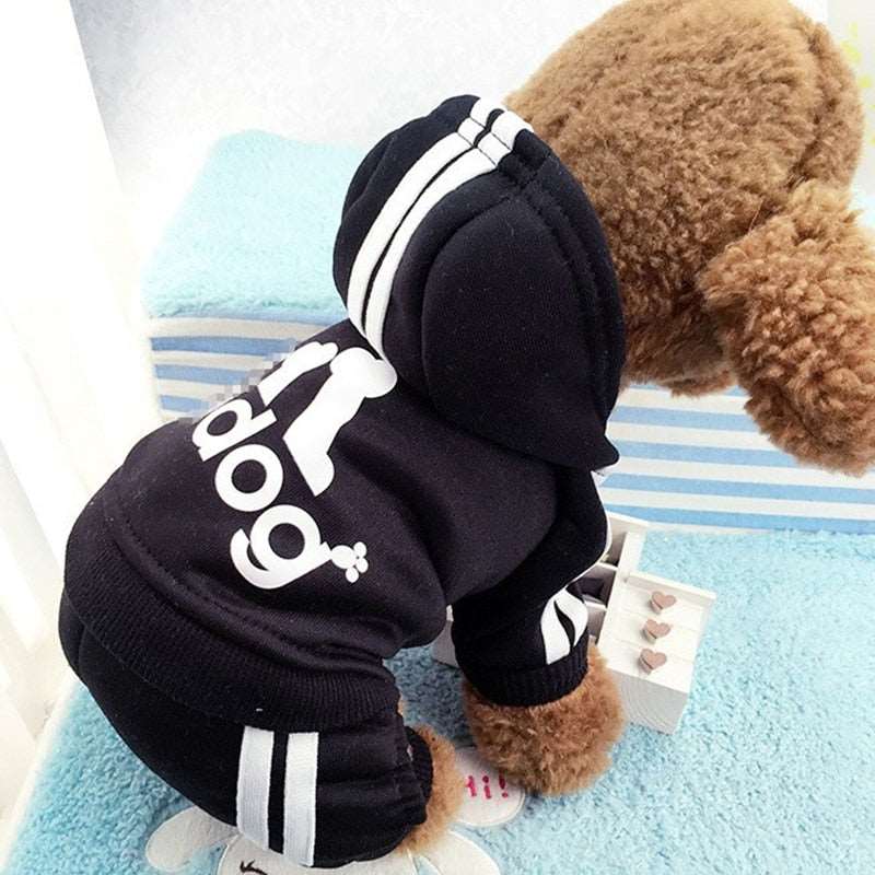 Clothes For Small Dogs Autumn Winter Warm Puppy Pet Cat Coat Jacket Sport Dog Jumpsuits Chihuahua French Bulldog Clothing Outfit - Urban Pet Plaza 