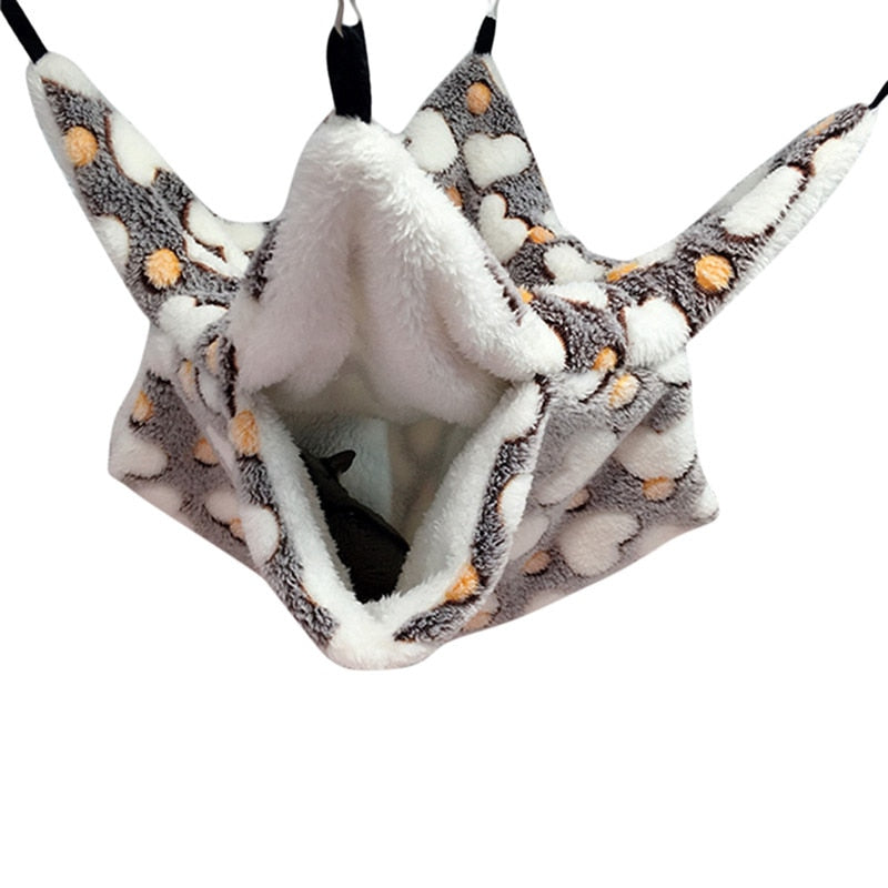 Designer Pet Hammock Cotton Mouse Ferrets Guinea Pig Cat Hanging Bed for Cats Rodents Hammock for Hamster Pets Supplies - Urban Pet Plaza 