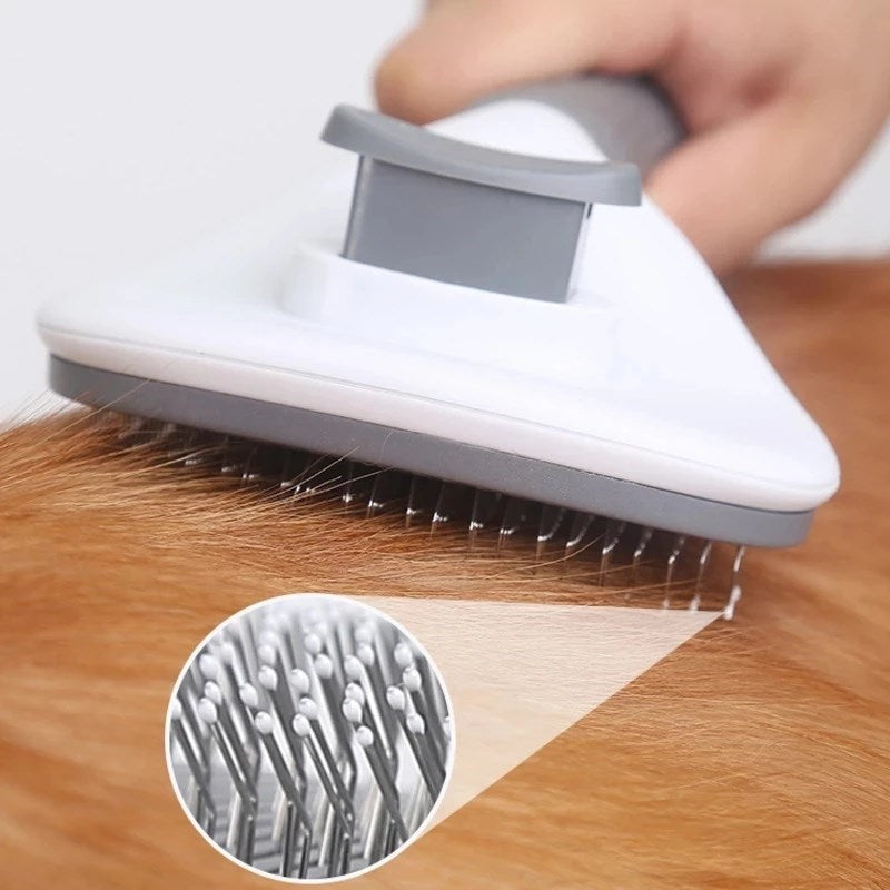 Pet Dog Brush Cat Comb Self Cleaning Pet Hair Remover Brush For Dogs Cats Grooming Tools Pets Dematting Comb Dogs Accessories - Urban Pet Plaza 