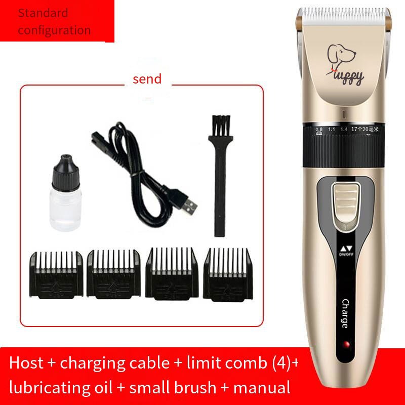 Dog Clipper Suit Dog Hair Clipper GroominHaircut Trimmer Shaver Set Pets Cordless Rechargeable Professional Multiple PET Uses - Urban Pet Plaza 