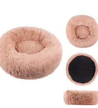 Cat Nest Round Soft Shaggy Mat Indoor Dog Cat Bed Pet Supplies Removable Machine Washable Pillow Bed for Small Pets - Urban Pet Plaza 