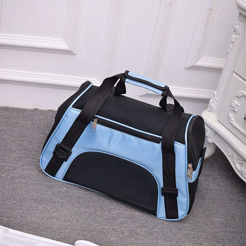 Carriers Portable Soft-sided Carriers Portable Pet Bag Pink Dog Carrier Bags Blue Cat Carrier Outgoing Travel Breathable - Urban Pet Plaza 