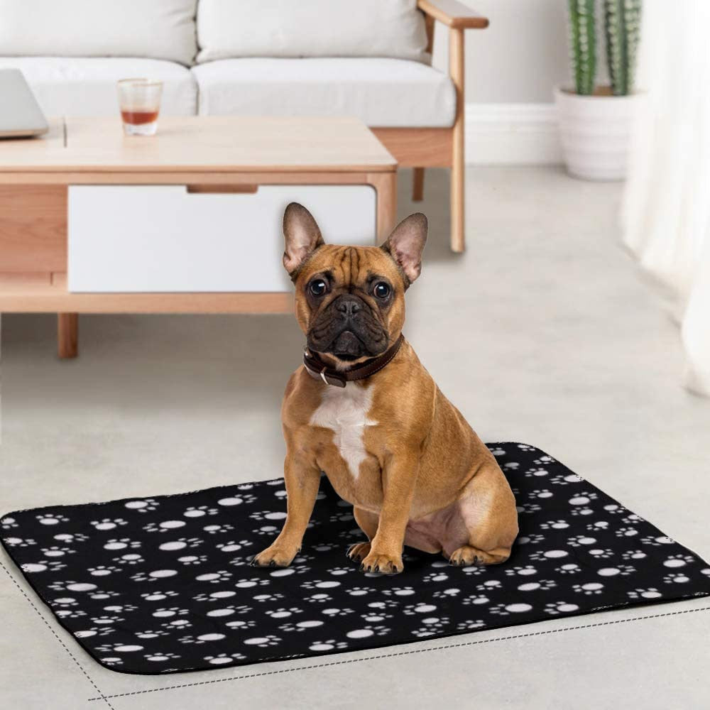 Multi Functional Pet Blankets Breathable Soft Thin Dog Blanket Warm Fleece Paw Print Blanket Bed Mat Cover for Dogs and Cats - Urban Pet Plaza 