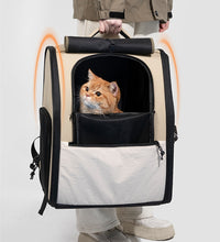 Pet Cat Bag Breathable Canvas Portable Cat Backpack Outdoor Travel Transport Bag For Cats And Puppy Carrying Pet Supplies - Urban Pet Plaza 