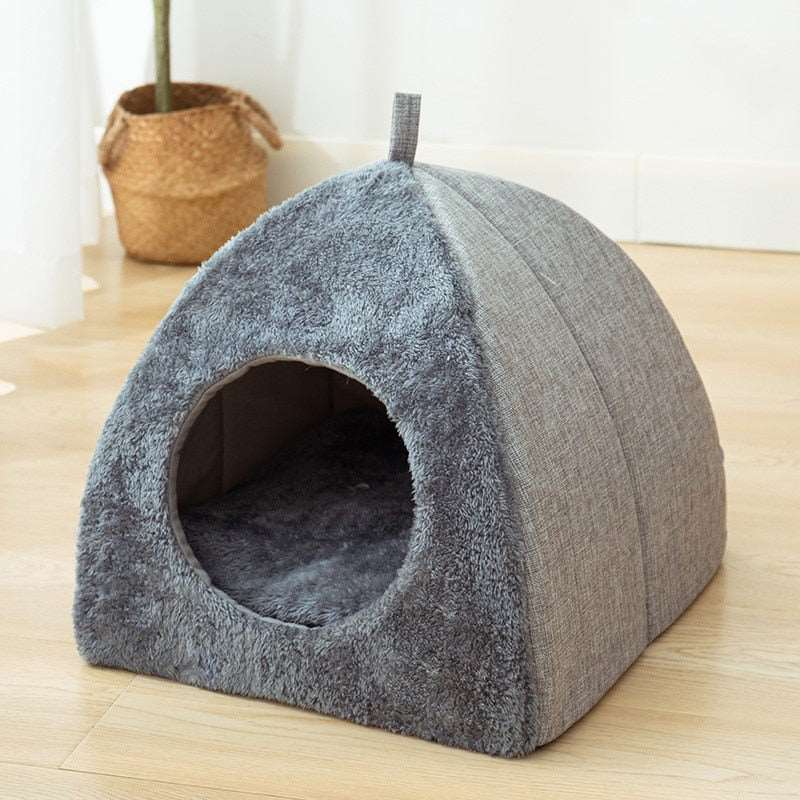 Cat Bed House For Indoor Winter Warm Deep Sleep Comfort Pet Basket Cozy Little Mat For Small Dog Kitten Accessories - Urban Pet Plaza 