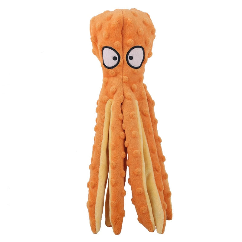 Pet Plush Toy Cat Dog Voice Octopus Shell Puzzle Toy Bite Resistant Interactive Pet Dog Teeth Cleaning Chew Toy Pet Supplies - Urban Pet Plaza 