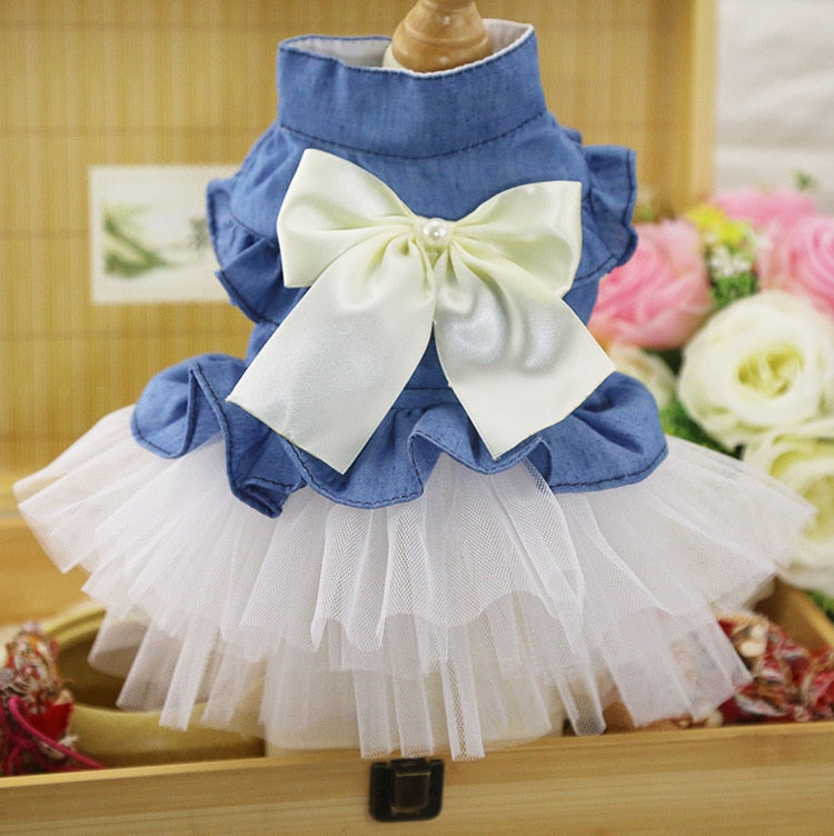 Pet Dress for Dog Small Pomeranian Girl and Boy Dress for Cat Small Dog Puppy Chihuahua Luxury Fashion Puppy Clothes Pet Product - Urban Pet Plaza 