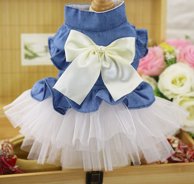 Pet Dress for Dog Small Pomeranian Girl and Boy Dress for Cat Small Dog Puppy Chihuahua Luxury Fashion Puppy Clothes Pet Product - Urban Pet Plaza 