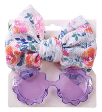 2Pcs/Set Pet Dog Headband Summer Beach Dog Sunglasses Dog Grooming Party Photography Props Cat Headband Bow Pet Hair Accessories - Urban Pet Plaza 