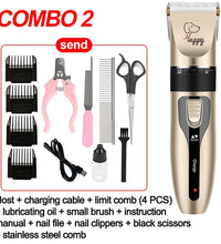 Dog Clipper Suit Dog Hair Clipper GroominHaircut Trimmer Shaver Set Pets Cordless Rechargeable Professional Multiple PET Uses - Urban Pet Plaza 