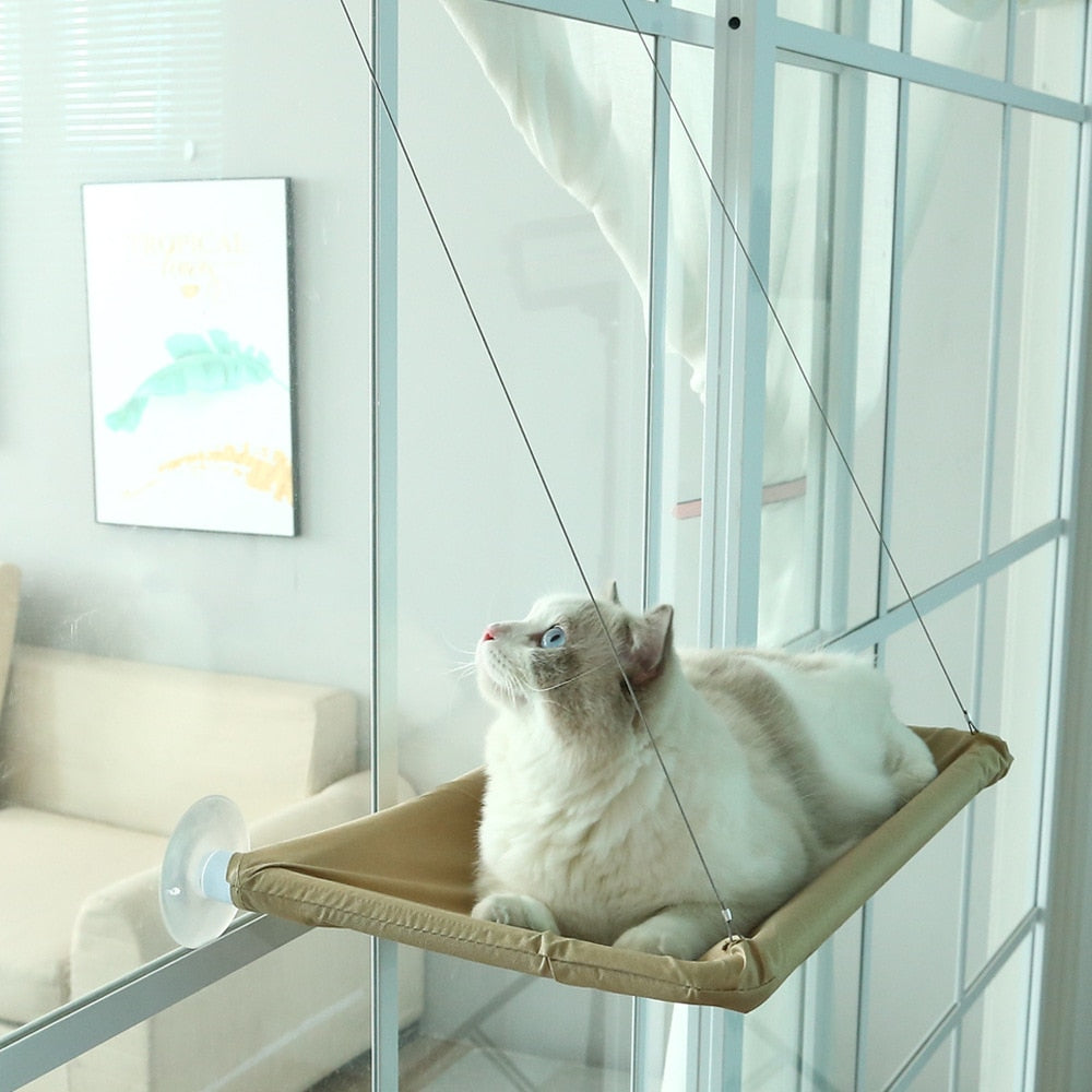 Cute Pet Hanging Beds Bearing 20kg Cat Sunny Window Seat Mount Pet Cat Hammock Comfortable Cat Pet Bed Shelf Seat Beds - Urban Pet Plaza 