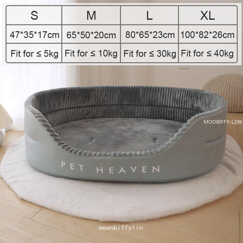 Double Sided Dog Bed Big Size Extra Large Dogs House Sofa Kennel Soft Fleece Pet Dog Cat Warm Bed S-L pet accessories - Urban Pet Plaza 