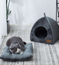 Cat Bed House For Indoor Winter Warm Deep Sleep Comfort Pet Basket Cozy Little Mat For Small Dog Kitten Accessories - Urban Pet Plaza 