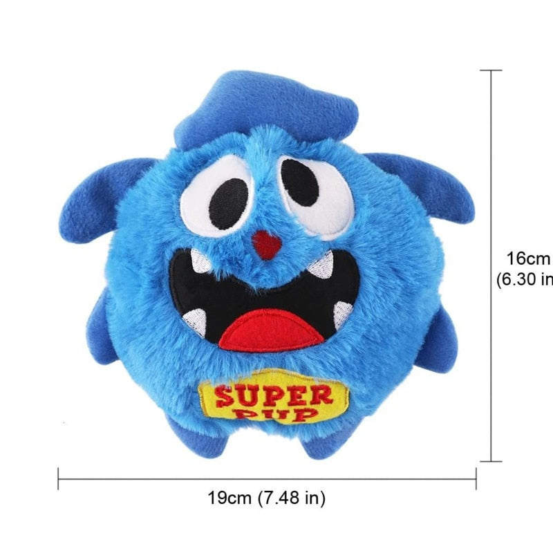 Pets Dog Interactive Toy Monster Plush Giggle Ball Shake Crazy Bouncer Dog Toy Exercise Electronic Toy For Puppy Entertainment - Urban Pet Plaza 