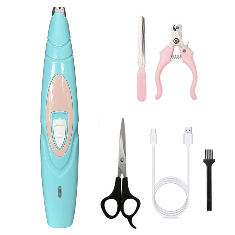 Electric Dog Clippers Professional Pet Foot Hair Trimmer Dog Grooming Hairdresser Dog Shear Butt Ear Eyes Hair Cutter Pedicure - Urban Pet Plaza 