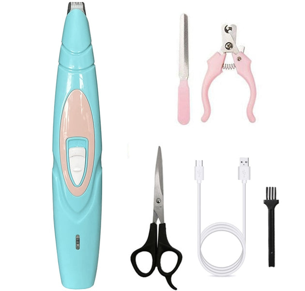 Electric Dog Clippers Professional Pet Foot Hair Trimmer Dog Grooming Hairdresser Dog Shear Butt Ear Eyes Hair Cutter Pedicure - Urban Pet Plaza 