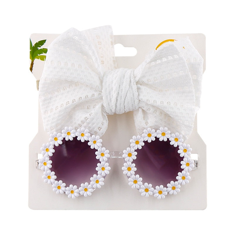 Pet Dog Sunglasses Headband Set Sun Flower Glasses for Maltese  Poodle Yorkshire for Small Dogs Cat Accessories - Urban Pet Plaza 
