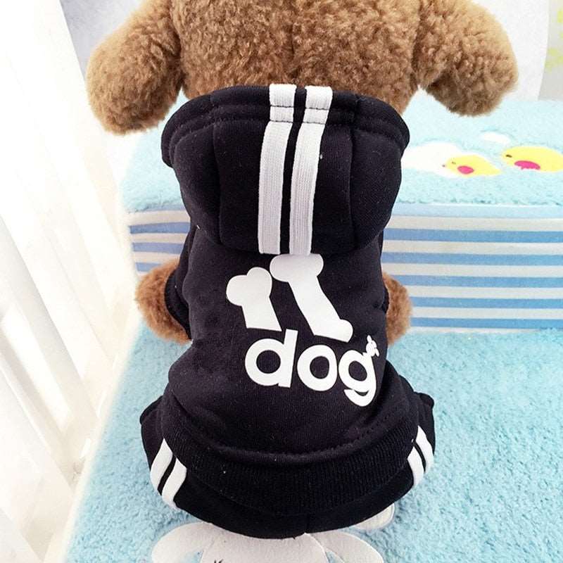 Clothes For Small Dogs Autumn Winter Warm Puppy Pet Cat Coat Jacket Sport Dog Jumpsuits Chihuahua French Bulldog Clothing Outfit - Urban Pet Plaza 