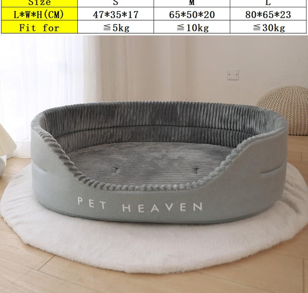 Soft Double-Side Pet Cat Dog Bed Big Dogs House Warm Sofa Cushion Large Pet Basket Blanket Accessories Medium Kennel Products - Urban Pet Plaza 