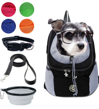 Pet Dog Carrier Bag Carrier For Dogs Backpack Out Double Shoulder Portable Travel Backpack Outdoor Dog Carrier Bag Travel Set - Urban Pet Plaza 