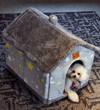 Foldable Dog House Pet Cat Bed Winter Dog Villa Sleep Kennel Removable Nest Warm Enclosed Cave Sofa Pets Supplies - Urban Pet Plaza 