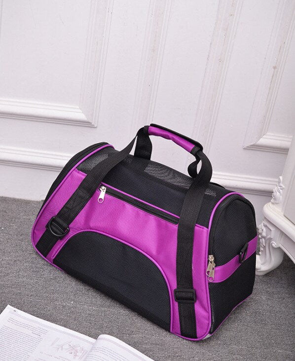 Carriers Portable Soft-sided Carriers Portable Pet Bag Pink Dog Carrier Bags Blue Cat Carrier Outgoing Travel Breathable - Urban Pet Plaza 