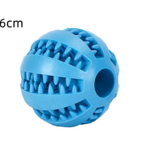 Natural Rubber Pet Dog Toys Dog Chew Toys Tooth Cleaning Treat Ball Extra-tough Interactive Elasticity Ball for Pet Accessories - Urban Pet Plaza 