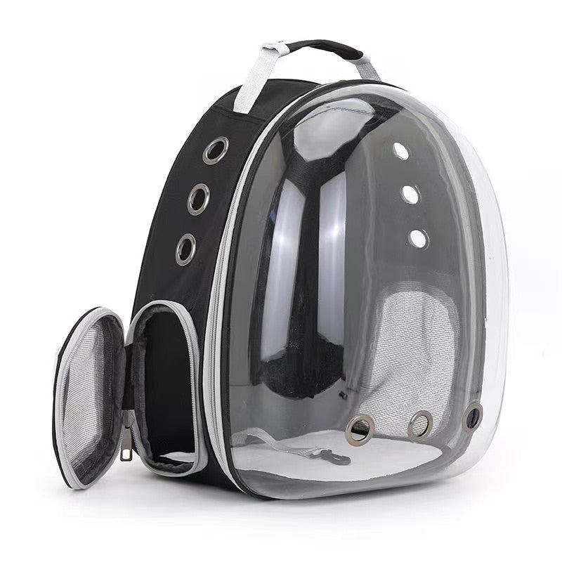 Astronaut Window Dog Cat Carrier Breathable Transparent Backpack Pet Travel Bag - Urban Pet Plaza 