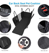 Dog Car Seat Cover Waterproof Pet Travel Dog Carriers Hammock Rear Back Seat Safety Protector Mat For Small Medium Large Dogs - Urban Pet Plaza 