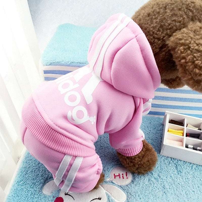 Clothes For Small Dogs Autumn Winter Warm Puppy Pet Cat Coat Jacket Sport Dog Jumpsuits Chihuahua French Bulldog Clothing Outfit - Urban Pet Plaza 