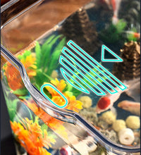 PET Explosion-proof Fish Tank Tabletop Mobile Small Ecological Water Tank Aquarium Box Plastics Ultra-white Organic Glass - Urban Pet Plaza 