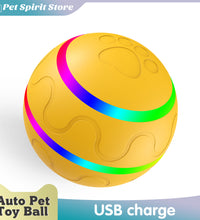 Smart Toy Ball Dog Cat Usb Rechargeable Funny Rolling Ball Electric Automatic Rotation Jumping Play Interactive Pet Supplies - Urban Pet Plaza 