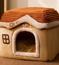 Foldable Dog House Pet Cat Bed Winter Dog Villa Sleep Kennel Removable Nest Warm Enclosed Cave Sofa Pets Supplies - Urban Pet Plaza 