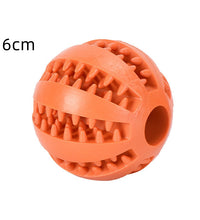 Natural Rubber Pet Dog Toys Dog Chew Toys Tooth Cleaning Treat Ball Extra-tough Interactive Elasticity Ball for Pet Accessories - Urban Pet Plaza 