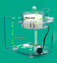 D0JA Mini Acrylic Aquarium Transparent Fish Keeper Fishbowl Portable Desktop Fish Tank for Betta Tropical Fish Starter Kit - Urban Pet Plaza 