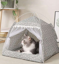 Cat Tent Bed Pet Products The General Teepee Closed Cozy Hammock with Floors Cat House Pet Small Dog House Accessories Products - Urban Pet Plaza 