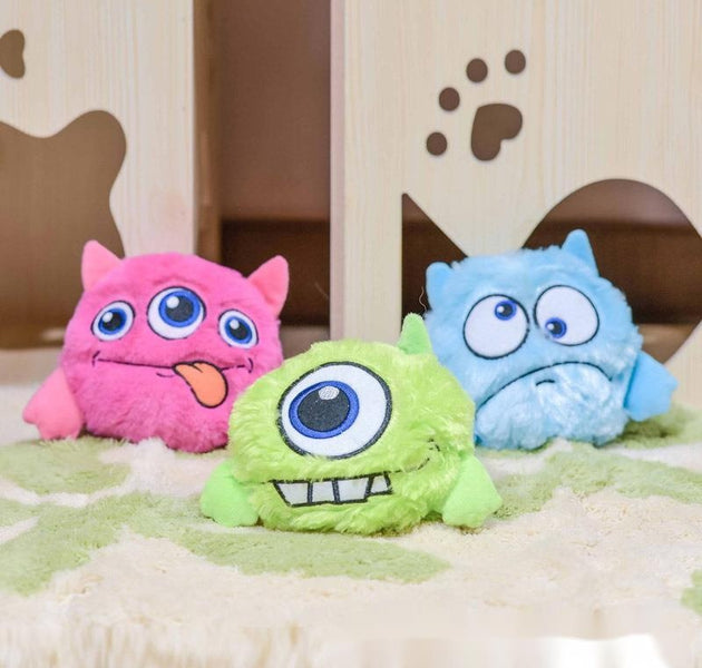 Pets Dog Interactive Toy Monster Plush Giggle Ball Shake Crazy Bouncer Dog Toy Exercise Electronic Toy For Puppy Entertainment - Urban Pet Plaza 
