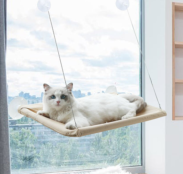 Factory Cat Mat Hammock Window Soft Foldable Cat Window Perch for Sill Pets Window Shelves Beds Cat Hammock - Urban Pet Plaza 