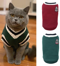 Pet Cat Solid Costume Autumn Winter Christmas Sweater For Small Dogs Kitten Pullover Puppy Vest Clothes Kitty Jacket Outfits - Urban Pet Plaza 