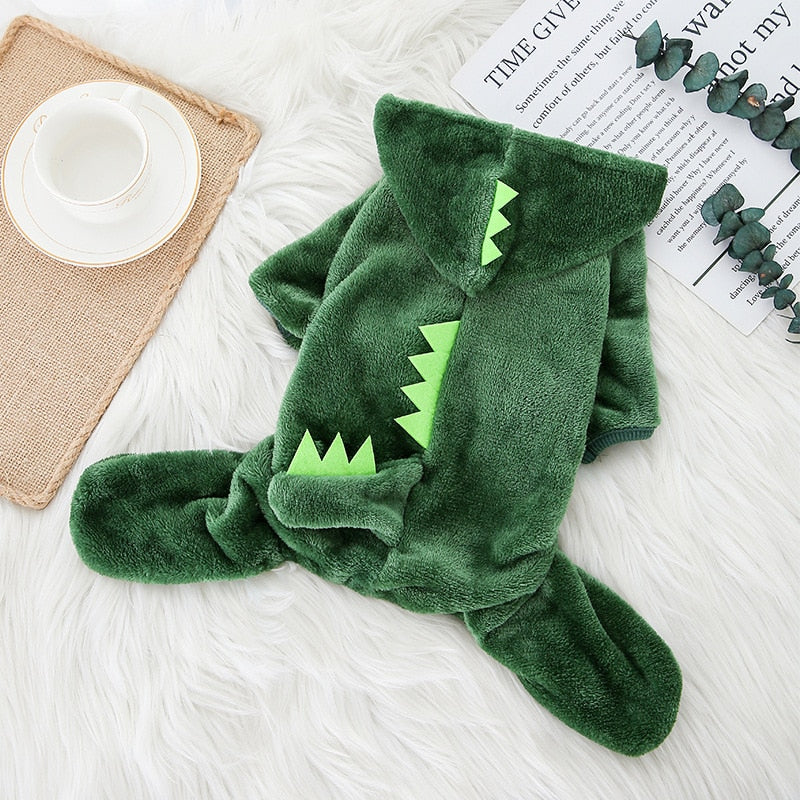 Pet Dog Clothes Cosplay Dog Cat Clothes Warm Dinosaur Clothes Puppy Coat Puppy Clothes Pet Clothes Big Dog Hoodie - Urban Pet Plaza 