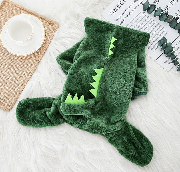 Pet Dog Clothes Cosplay Dog Cat Clothes Warm Dinosaur Clothes Puppy Coat Puppy Clothes Pet Clothes Big Dog Hoodie - Urban Pet Plaza 