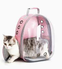 Astronaut Window Dog Cat Carrier Breathable Transparent Backpack Pet Travel Bag - Urban Pet Plaza 