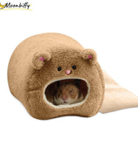 Hamster Soft Warm Bed Rat Hammock Pig Squirrel Winter Pet Toy Hamster Cage House Hanging Nest+Mat House Bed Animal Mice Rat Nest - Urban Pet Plaza 