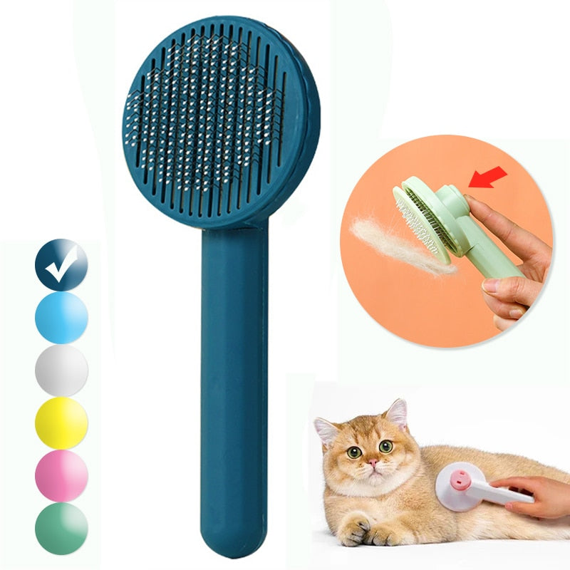 Cat Brush Pet Grooming Brush for Cats Remove Hairs Pet Cat Hair Remover Pets Hair Removal Comb Puppy Kitten Grooming Accessories - Urban Pet Plaza 